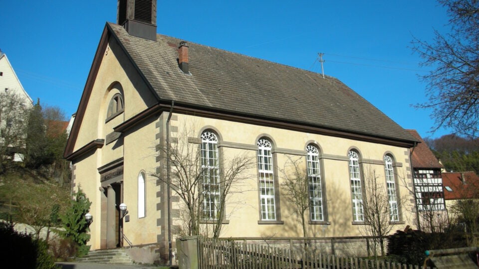 Die ehemalige Synagoge in Rexingen von außen