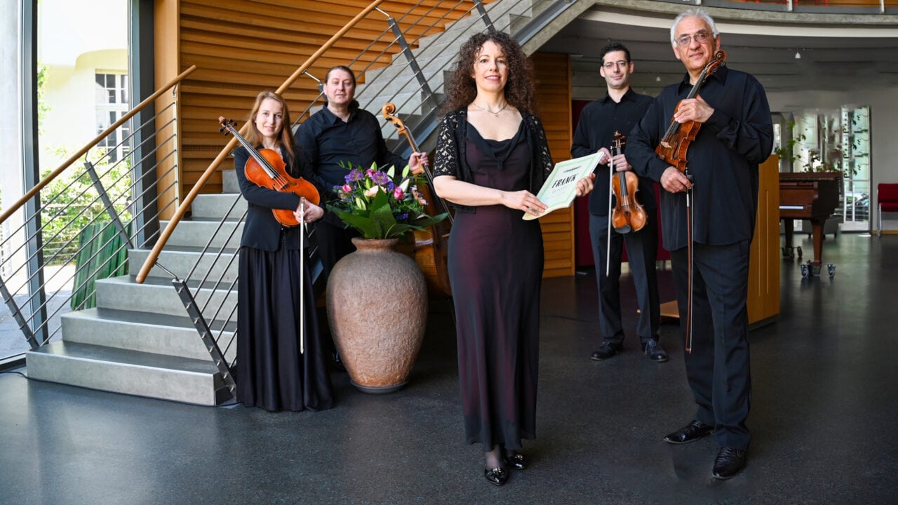 Musiker des Franck Piano Quintetts